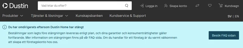 Konsumentförsäljningen blev allt mindre relevant